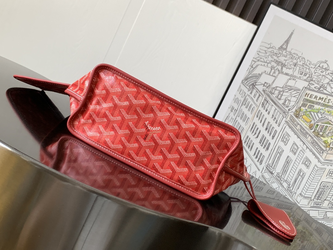 Anjou Mini Reversible Tote Bag In Red